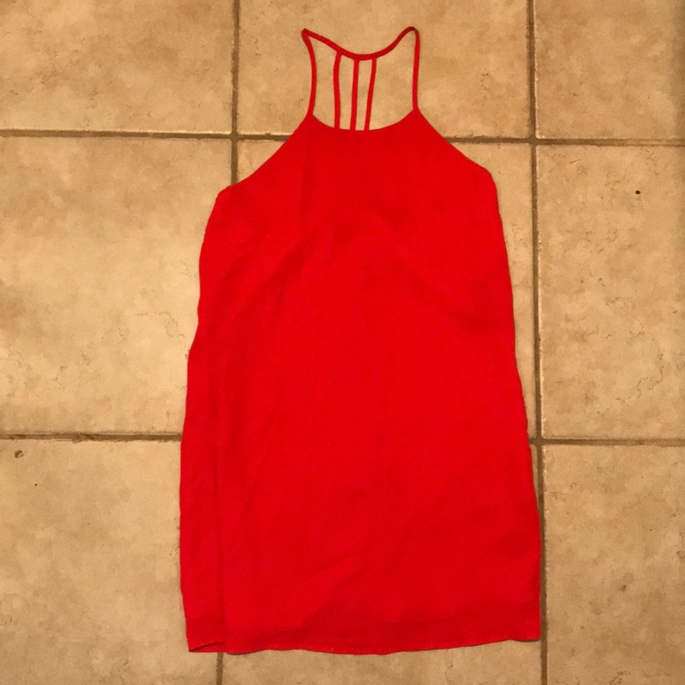 Red Strappy Dress
